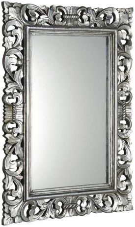 Przejdź do produktu SCULE Lustro w ramie, 80x120cm, srebrny