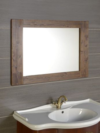 Przejdź do produktu BRAND lustro 100x80x2cm, świerk bejcowany