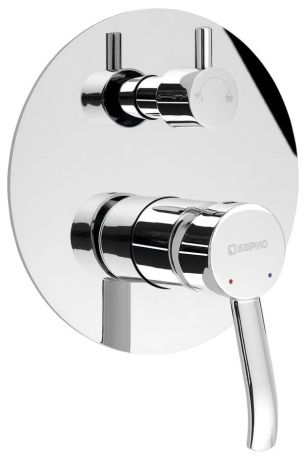 Przejdź do produktu LUKA bateria prysznicowa podtynkowa, 2 wyjścia, obrotowy przełącznik, chrom