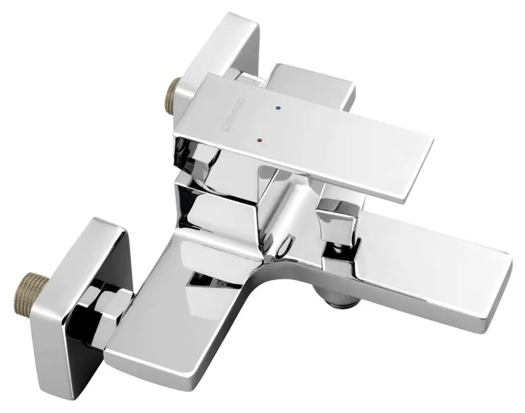 LATUS 35 bateria wannowa ścienna, chrom