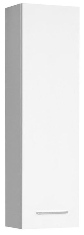 ZOJA szafka wisząca do lustra, 20x70x14cm, lewa, biała