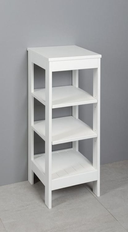 ETIDE regał 36x86x36 cm, biały mat