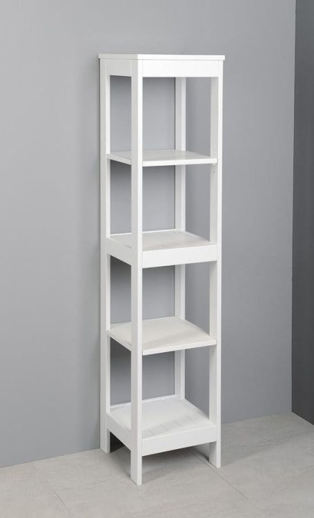 ETIDE regał wysoki 36x152x36 cm, biały mat
