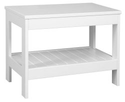 ETIDE regał niski 61x45x36 cm, biały mat
