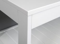 ETIDE regał niski 61x45x36 cm, biały mat