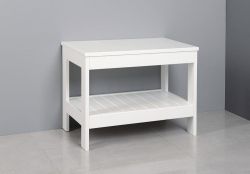 ETIDE regał niski 61x45x36 cm, biały mat