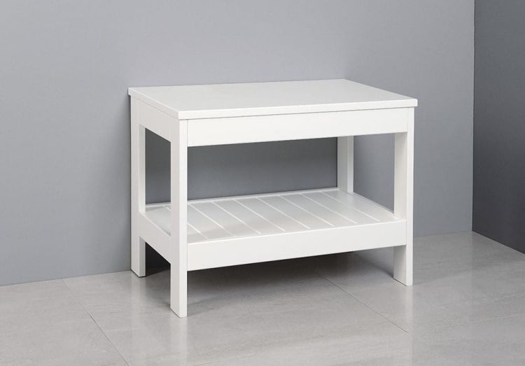 ETIDE regał niski 61x45x36 cm, biały mat