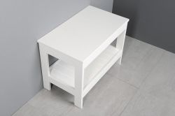 ETIDE regał niski 61x45x36 cm, biały mat