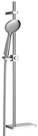 Przejdź do produktu BRIT zestaw prysznicow z półką, uchwyt przesuwny 805mm, wąż prysznicowy 1500mm, chrom