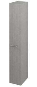 ESPACE szafka 25x172x32cm, 1x drzwi, lewa/prawa, dąb srebrny