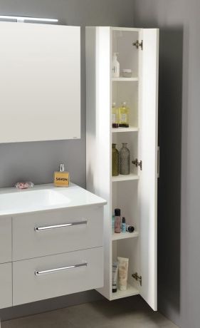 Przejdź do produktu ESPACE szafka 25x172x32cm, 1 drzwi, lewa/prawa, dąb srebrny
