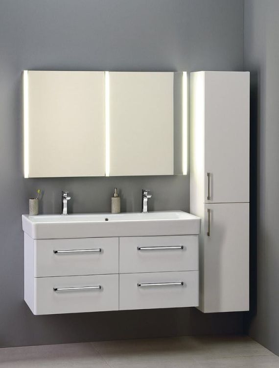 ESPACE szafka 35x172x32cm, 2x drzwi, lewa/prawa, orzech bruno