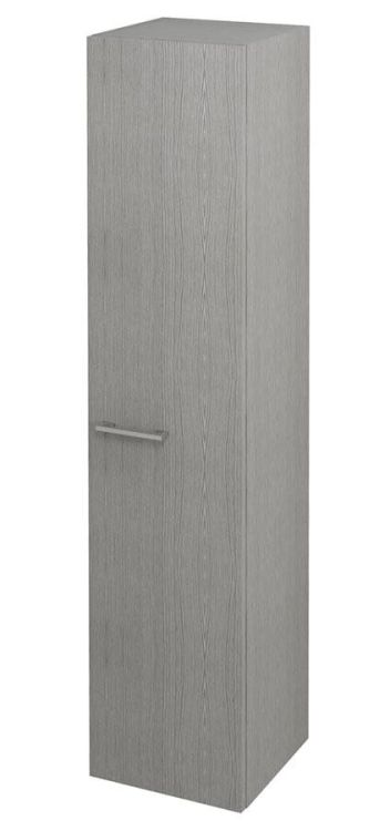 ESPACE szafka 35x172x32cm, 1x drzwi, lewa/prawa, dąb srebrny