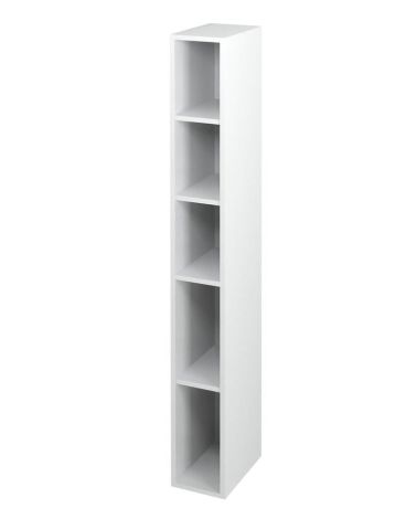 Przejdź do produktu ESPACE słupek wysoki, otwarty z półkami, 20x172x32cm, biały