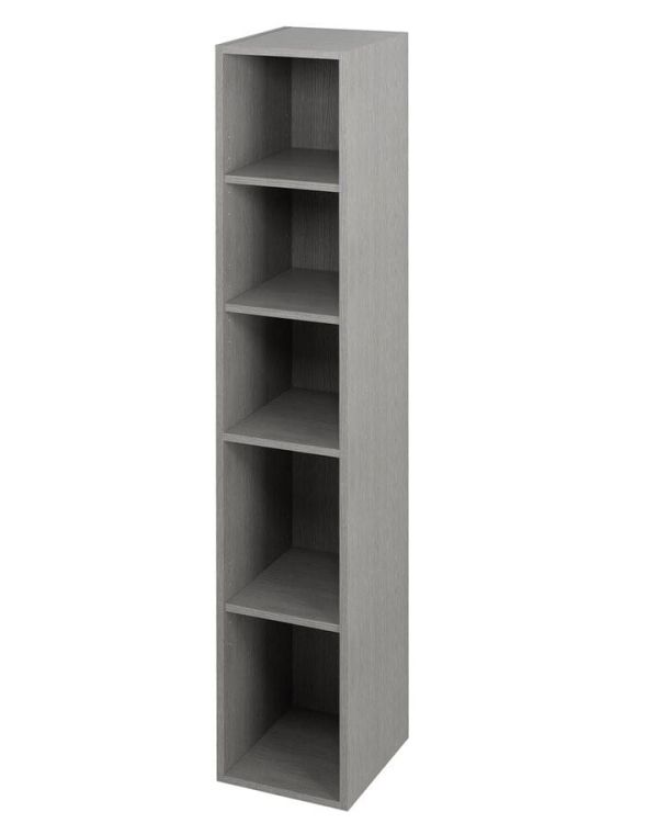 ESPACE regał 30x172x32cm, dąb srebrny