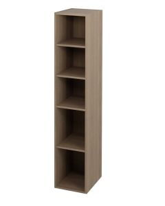 ESPACE regał 30x172x32cm, orzech bruno