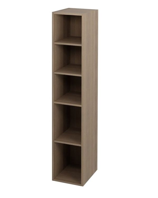 ESPACE regał 30x172x32cm, orzech bruno
