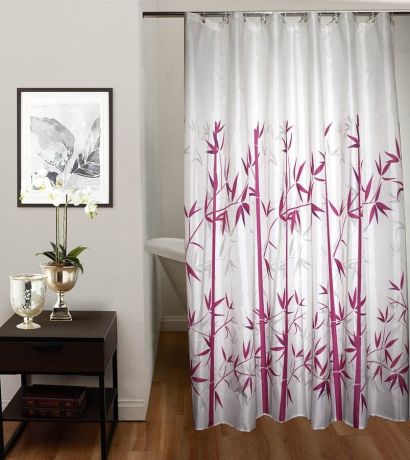 Przejdź do produktu Zasłonka 180x200cm, polyester, trzcina