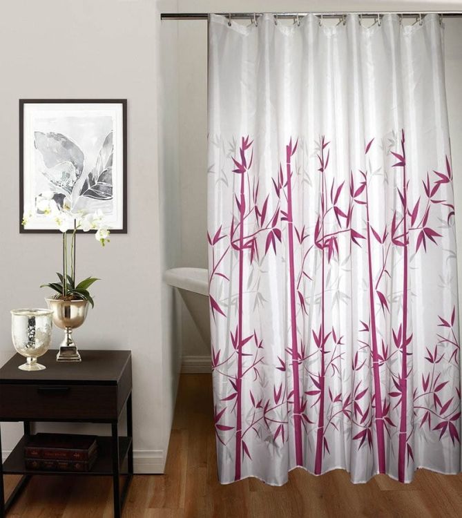 Zasłonka 180x200cm, 100% polyester, trzcina