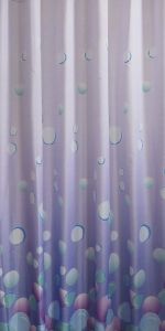 Zasłonka 180x200cm, 100% polyester, jasny fiolet