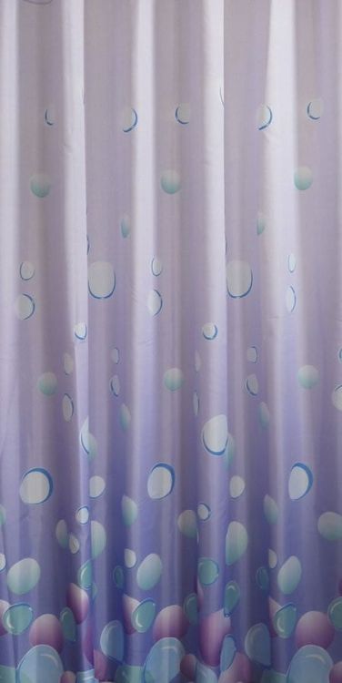 Zasłonka 180x200cm, 100% polyester, jasny fiolet