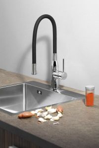 SILI bateria kuchenna z elastycznym ramieniem, czarny/chrom