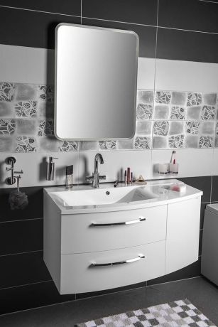 Przejdź do produktu JULIE 105 zestaw łazienkowy, lewa, biała