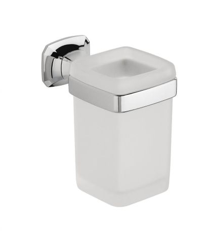 Przejdź do produktu AIDA kubek, szkło mleczne, chrom