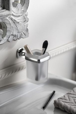 Przejdź do produktu AIDA kubek, szkło mleczne, chrom