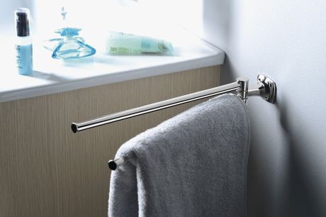 Przejdź do produktu AIDA obrotowy wieszak na ręczniki podwójny 320mm, chrom