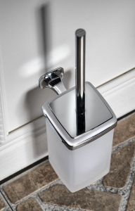 AIDA szczotka WC wisząca, chrom