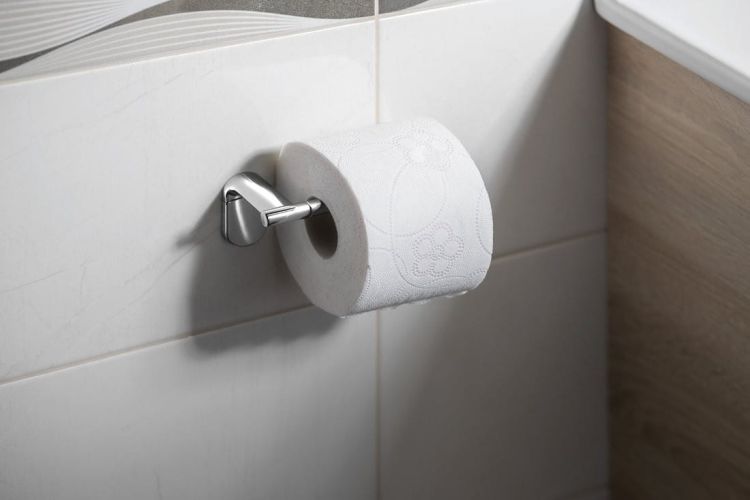 ZERO wieszak na papier toaletowy bez przykrywki, chrom