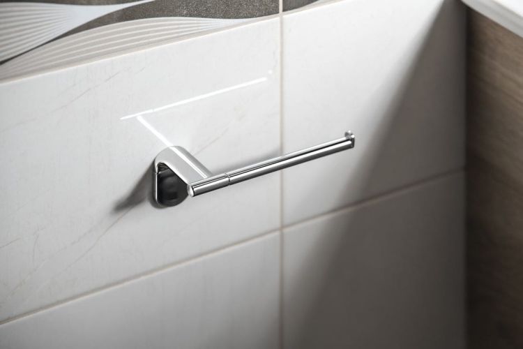 ZERO wieszak na papier toaletowy bez przykrywki, chrom