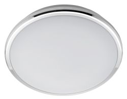 SILVER lampa sufitowa LED 10W, 230V, średnica 28cm, biel dzienna, chrom