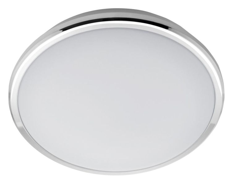 SILVER lampa sufitowa LED 10W, 230V, średnica 28cm, biel dzienna, chrom