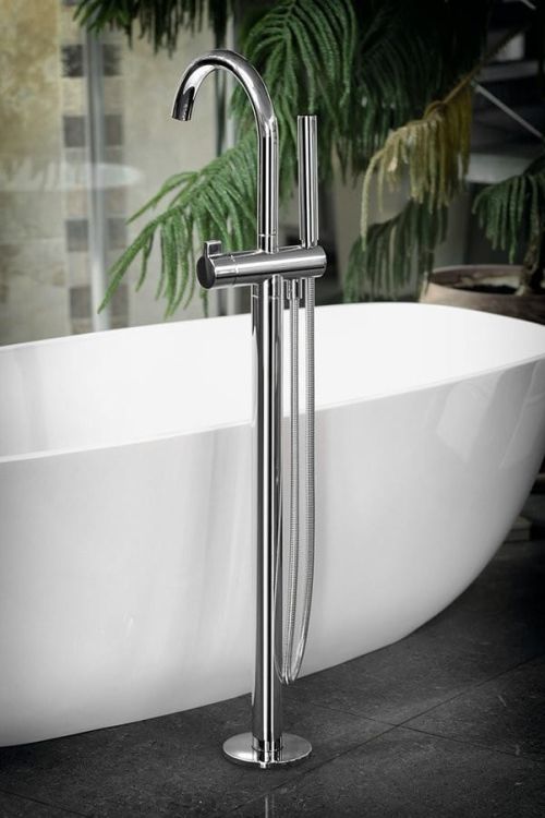 RHAPSODY bateria wannowa wolnostojąca, wysokość 1170 mm, chrom