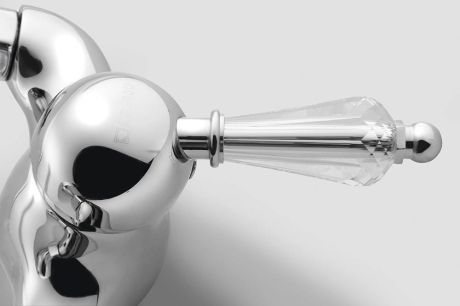 Przejdź do produktu KIRKÉ CRYSTAL bateria prysznicowa ścienna, uchwyt kryształ, chrom