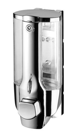 Przejdź do produktu Dozownik płynnego mydła do powieszenia 350ml, chrom