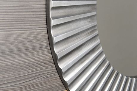 Przejdź do produktu PRIDE okrągłe lustro ramie średnica 90cm, srebro