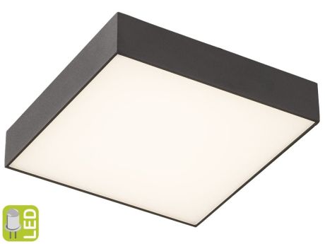 Przejdź do produktu RISA lampa sufitowa LED 30W, 300x300mm, 230V, IP21, czarny