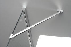 FORTIS LINE drzwi prysznicowe wnękowe 1000mm, szkło czyste, prawe