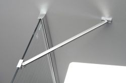 FORTIS LINE drzwi prysznicowe do wnęki 1200 mm, szkło czyste, prawe