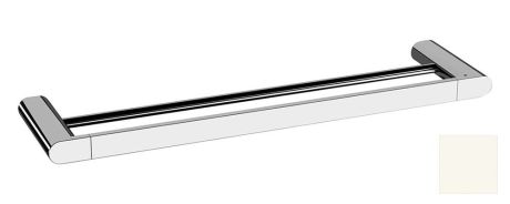 Przejdź do produktu FLORI wieszak na ręczniki podwójny 600mm, biały mat