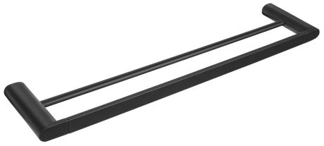 Przejdź do produktu FLORI wieszak na ręczniki podwójny 600mm, czarny mat