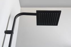 DIMY Zestaw prysznicowy z baterią termostatyczną, czarny