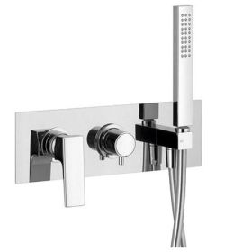 DIMY bateria prysznicowa podtynkowa, kompletna, 2-funkcyjna, chrom