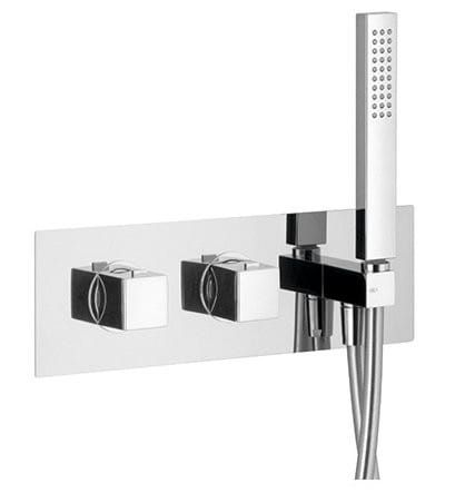 Przejdź do produktu DIMY bateria prysznicowa/wannowa podtynkowa, termostatyczna, kompletna, 2 wyjścia, chrom