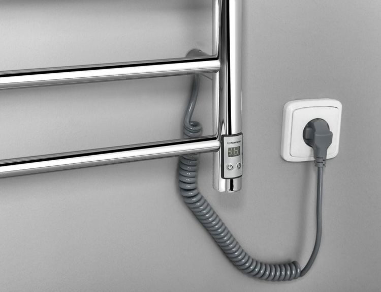 REDONDO Suszarka okrągła na ręczniki 630x1160 mm, 130 W, stal nierdzewna