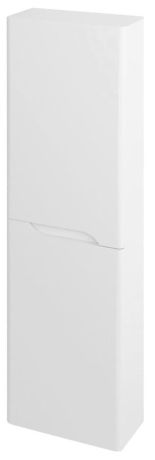 Przejdź do produktu MEDIENA szafka wysoka 40x140x20cm, 2 drzwiczki, lewa/prawa, biały mat/biały mat
