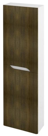 Przejdź do produktu MEDIENA szafka wysoka 40x140x20cm, 2 drzwiczki, lewa/prawa, biały mat/dąb graphite